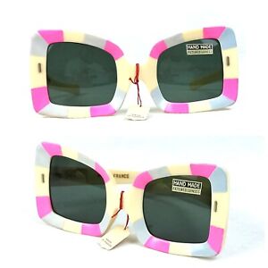 SWEET CANDY SUNGLASSES VINTAGE CAT EYE FRAME CAT EYE COLORED SHADES 1950S FRANCE