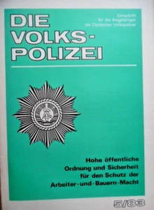DIE VOLKS-POLIZEI 5 - 1983 Zeitschrift für Angehörige der Deutschen VoPo DDR ABV - Picture 1 of 3