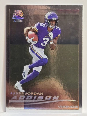 2023 Zenith - Pacific Revolution #14 Jordan Addison (RC) Minnesota Vikings - Image 1 of 3