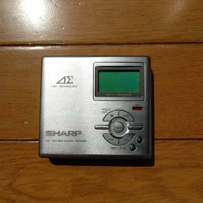 SHARP MD-DR7-S MD Recorder 1-BIT Portable Working Confirmed - Image 1 of 4