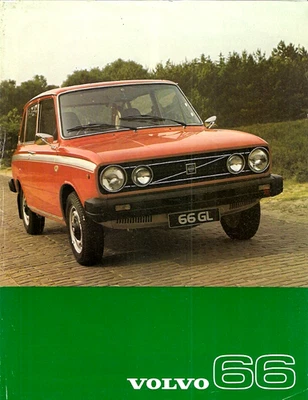 Volvo 66 GL Estate 1976-1977 UK Market Single Sheet Sales Brochure - Image 1 of 2