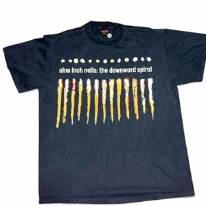 NIN Nine Inch Nails Vintage The Downward Spiral XL Single stitch T-shirt REPRINT - Picture 1 of 5
