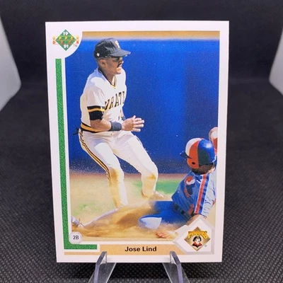 1991 Upper Deck Jose Lind Pittsburgh Pirates #258 - Image 1 of 2