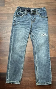 Cat& Jack boys Distressed Slim jeans size 6 - Picture 1 of 5