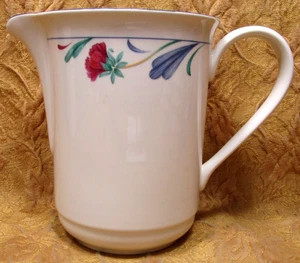 1 Lenox USA Chinastone POPPIES ON BLUE 50 oz, brocca alta 6 3/4" - Foto 1 di 8