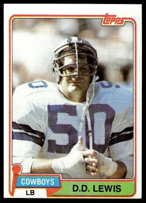 1981 Topps #134 D.D. Lewis [GOATCARDS] - Image 1 of 2
