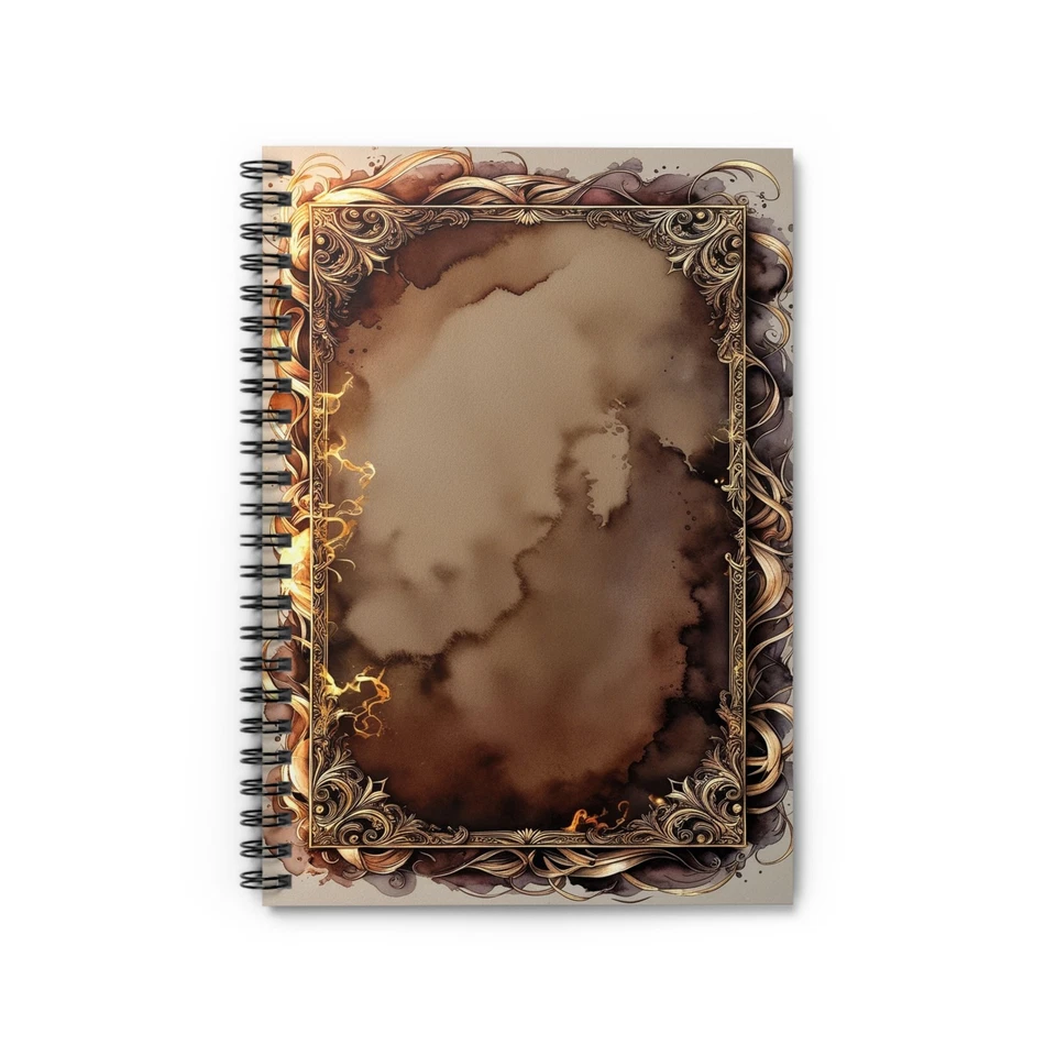 Vintage-Inspired Spiral Notebook - Ruled Line, Journal for Writers, Gift - Image 1 of 1