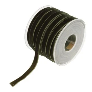 20Yds 10mm Velvet Ribbon Decorative Bow Garment EmbellIshments Projects - Picture 1 of 6