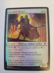 MTG Benalish Sleeper Dominaria United 008/281 Holo Common Unlimited White - Picture 1 of 12