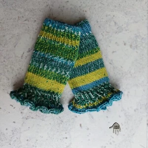 Babystulpen aus 100 % Merinowolle │ handgestrickt │ Umfang ca. 12-16 cm - Bild 1 von 7