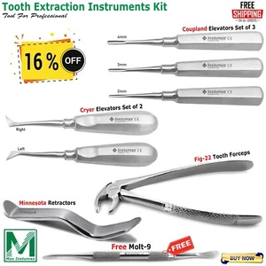 Dental Zahnextraktionszange Elevator Retraktor Wurzelspitzenextraktor Instrument - Bild 1 von 6