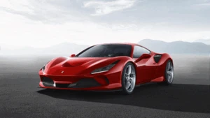 Ferrari Super Car Wandkunst bedruckte Leinwand über einen massiven Kiefernrahmen gestreckt - Bild 1 von 5