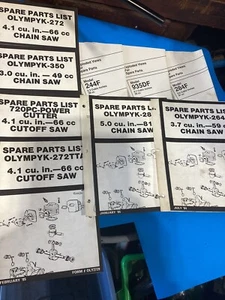 Olympic 720, 264, 284, 935, 272 Parts Manuals Cabinet - Picture 1 of 1