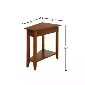 Convenience Concepts End Table 24 " H X 16 " W, Wood Frame Material In Cherry - Picture 1 of 4