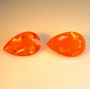 Mexican Fire Opal 2.90 Cts Un Heated Natural Fire Red Mexican Fire Opal - Picture 1 of 1