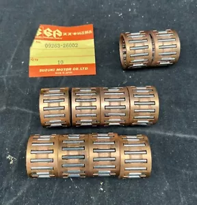 RR@2.53 NOS OEM SUZUKI TM400 TS400 CRANK PIN BEARING OEM 09263-26002 Qty (10) - Foto 1 di 5