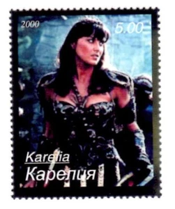 XENA - SELLO ÚNICO DE COLECCIÓN KARELIA 5.00 SIN CIRCULAR COMO NUEVO 2000 #1 - Imagen 1 de 1