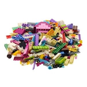 200 Pieces Lego System Friends Building Bricks Bulk Mixed e.g. Pink Beige White - Picture 1 of 5