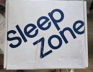 SLEEP ZONE Set lenzuola queen a righe rinfrescanti 4 pezzi super morbide aderenti piatte NAVY - Foto 1 di 7