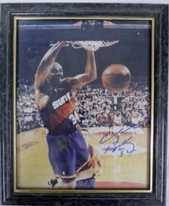 NBA Phoenix Suns #34 Charles Barkley Signed Autographed Framed Photograph! - Picture 1 of 9