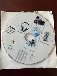 Apple iLife '04 2Z691-4714-A DVD iMovie 4, iPhoto 4, iDVD 4, iTunes 4.2, & GB - Picture 1 of 2