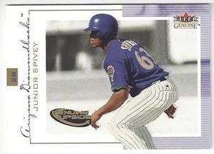 2001 Fleer Genuine - Junior Spivey (Genuine Upside) - #119 - Rookie - Imagen 1 de 1