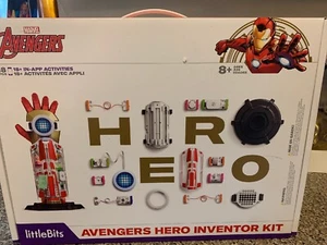 MARVEL AVENGERS HERO INVENTOR KIT BY LITTLE BITS, BUILD & CUSTOMIZE, WITH BOX - Picture 1 of 2