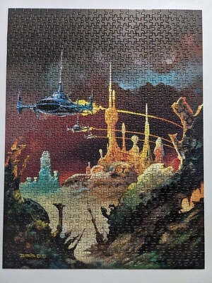 Boris Vallejo Tomorrow's Land Fantasie Jigsaw Puzzle 750 pc Complete Waddingtons - Image 1 of 4