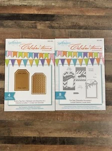 Spellbinders Celebra'tions ~ BUILD A TAGE ONE DIES & FUN TAGS POLYMER STAMPS - Picture 1 of 4