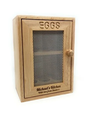 Soporte personalizado para gabinete de huevos de madera nuevo hogar casa calentamiento boda regalo Foto 1 de 4
