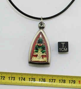 Collier Amulette Thai vintage activée - Bouddha ( 004 * ) - Foto 1 di 5