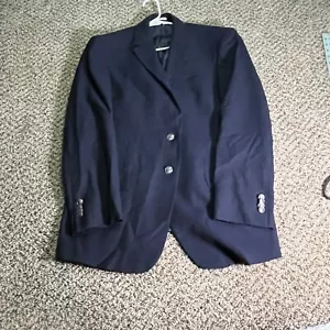 Joseph Abboud Blazer Men's 44R Navy Blue Two Button Single Breasted Sport Coat - Picture 1 of 8