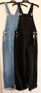 Ex M&S Denim Utility Pocket BOYFRIEND Style DUNGAREES Jeans  _Various - Picture 1 of 9