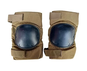 Military BIJAN KNEE PADS PAIR (MINT) COYOTE BROWN USGI Tactical Protective SMALL - Picture 1 of 2