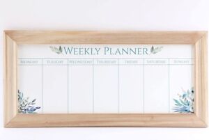 Olive Grove 67cm Whiteboard Weekly Planner