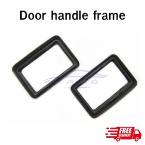 Pair of gray inner door handle frames for NISSAN HARDBODY D21 BIG-M PICKUP 1986 - Foto 1 di 2