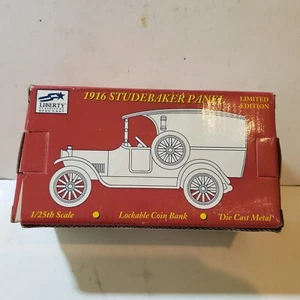 Liberty Classic 1916 Studebaker Panel Reminise 1:25 Scale Die Cast Bank - Picture 1 of 12