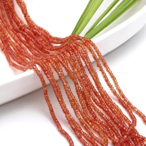AAA+ Padparadscha Sapphire Fancy Rare Orange  DIY Beads for Jewellery Gifting - Picture 1 of 3