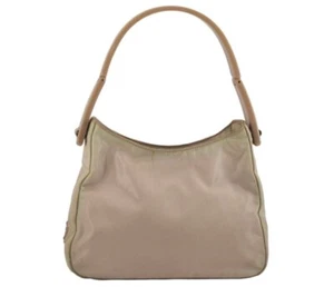 Autentica borsa a mano PRADA vintage nylon plastica tracolla bianco panna 4796M - Foto 1 di 10