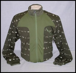 $125 NEW BURTON MENS PARANORMAL TRACK MIDWEIGHT SWEATER JACKET M APRES SKI GREEN - Picture 1 of 9