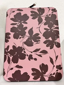 New Burga Laptop Sleeve - Pinky Floral Padded - Picture 1 of 5