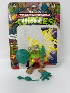 1990 Napoleon Bonafrog TMNT Playmates Vintage 🙂 komplett mit Cardback - Bild 1 von 8