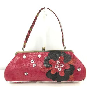 Spencer & Rutherford Handbag 43cm x 16cm x 6cm Small Red Leather Blend 041116