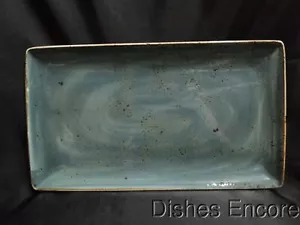 Steelite Craft, England: NEW Blue Rectangular Tray (s), 13" x 7 1/2" - Picture 1 of 8