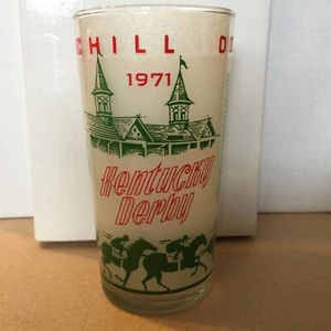 1971 Kentucky Derby Official Glass Perfect Mint Condition Horse Racing - Picture 1 of 4