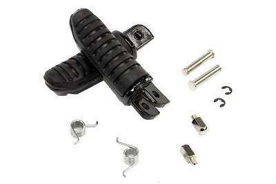 Fußrasten Paar vorne schwarz für Suzuki DL 650 DL 1000 GSR 600 GSR 750 GSX 1300 - Bild 1 von 4