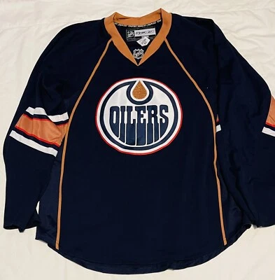 EDMONTON OILERS PRO 7187A REEBOK JERSEY MENS 52 NEW - Image 1 of 4