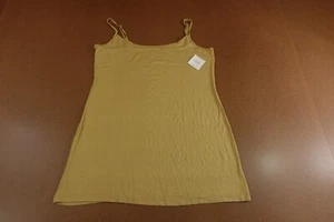Sexy Basics Womens Size 2XL Beige Scoop Neck Cami Tank Top NWT - Picture 1 of 10