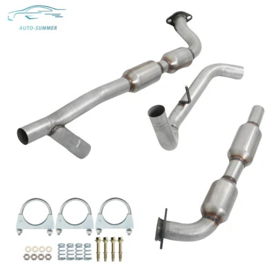 Catalytic Converters Set For 1998 1999 2000 Ford F-150 XL XLT 5.4L V8 4WD Only - Image 1 of 4