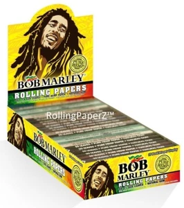 FIVE PACKS - Bob Marley 1 1/4 SIZE Hemp Rolling Papers/ 50 SHEETS PER PACK - Picture 1 of 4